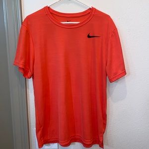 New Nike Men's Dri Fit Short Sleeve Workout Shirt Top Size L